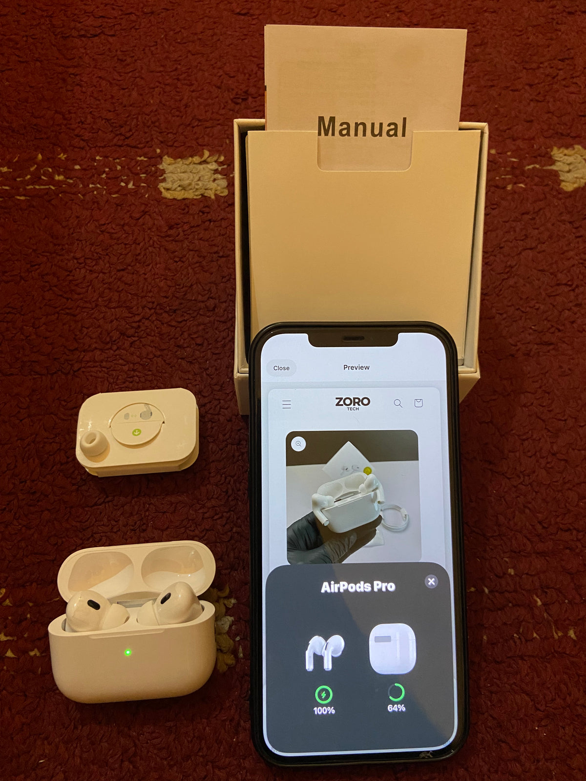 AirPods Pro 2 Type-C 100% ANC POP UP AND ALL FEATURES